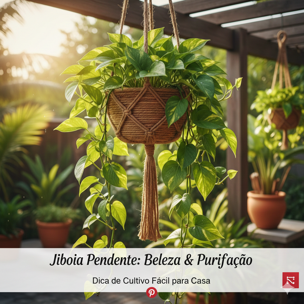 Jiboia Pendente: Beleza e Purificação – Dica de Cultivo Fácil para Casa