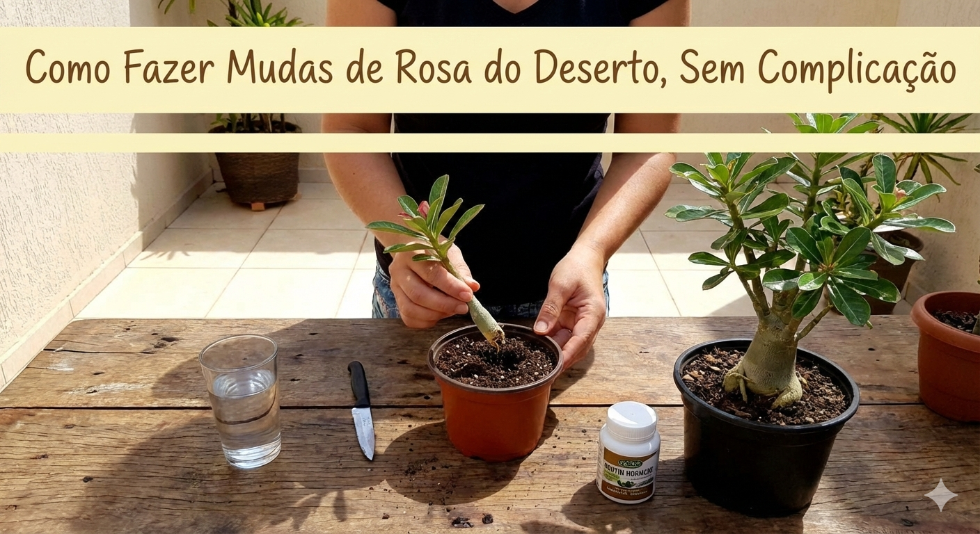 Como Fazer Mudas de Rosa do Deserto, Sem Complicação