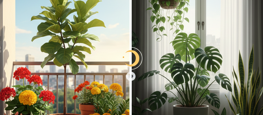 Plantas de Sol ou Sombra: Como Escolher a Ideal para Seu Espaço