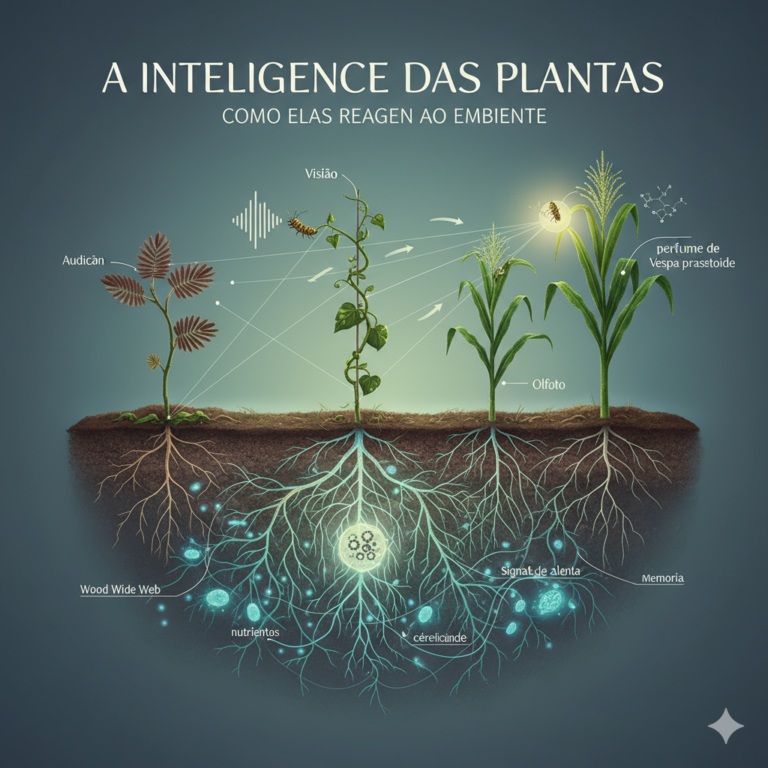 A inteligência das plantas: como elas reagem ao ambiente