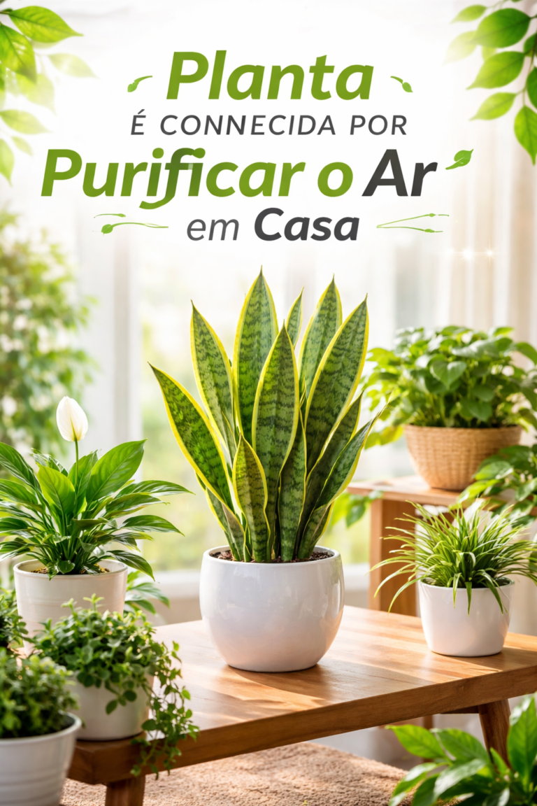 Planta é Conhecida por Purificar o Ar em Casa