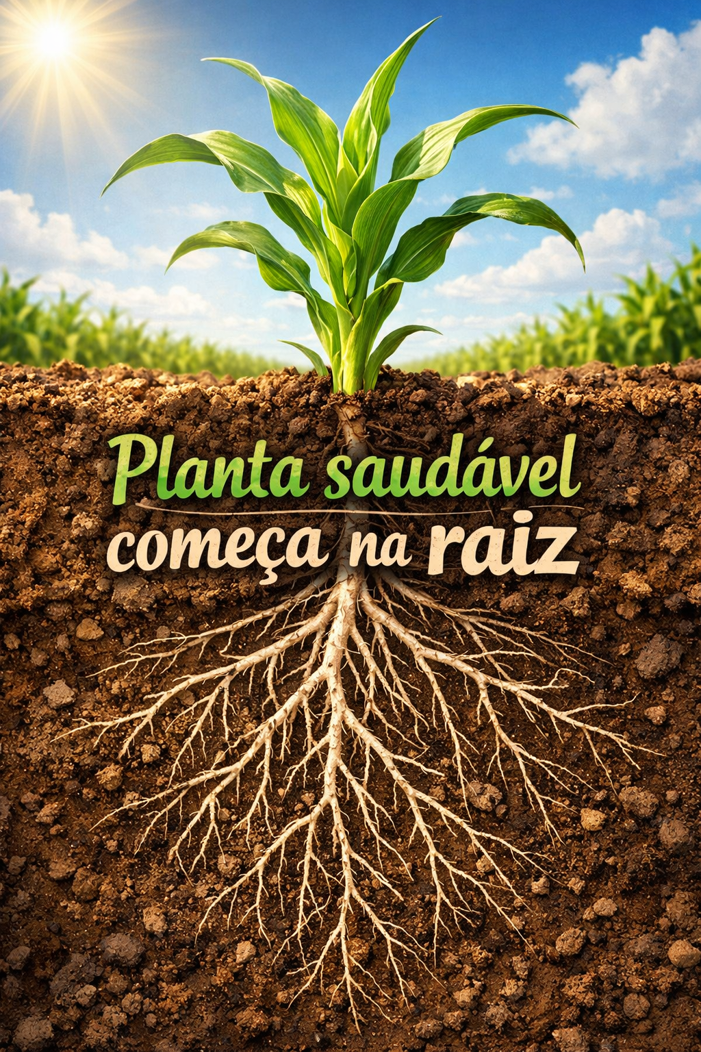 Planta saudável começa na raiz