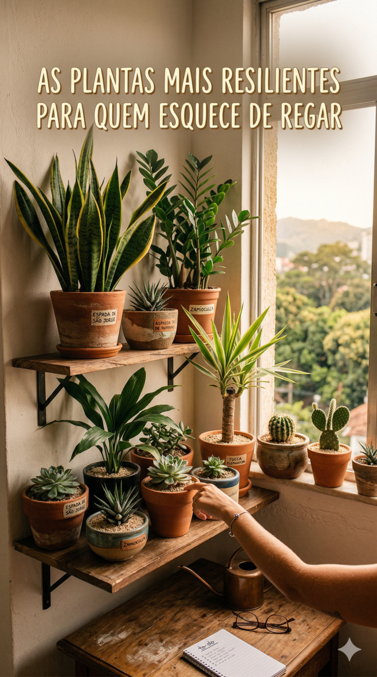 As Plantas Mais Resilientes para Quem Esquece de Regar