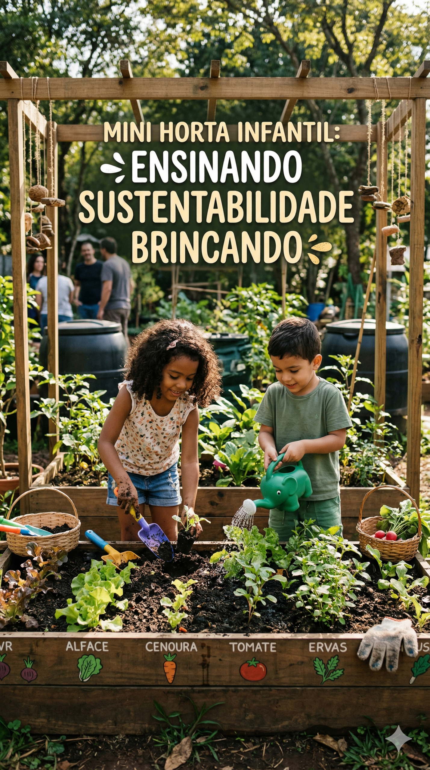 Mini Horta Infantil: Ensinando Sustentabilidade Brincando
