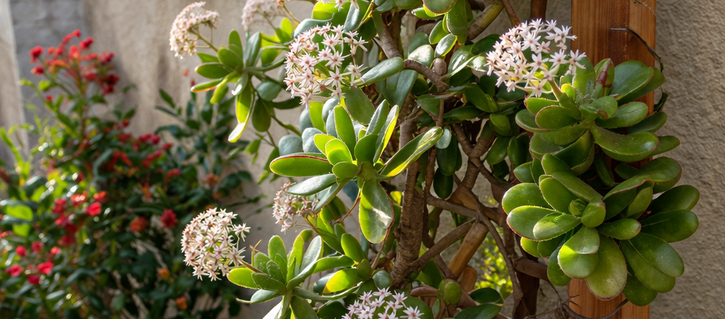 Cultivar a Planta Trepadeira Jade em Jardim Doméstico