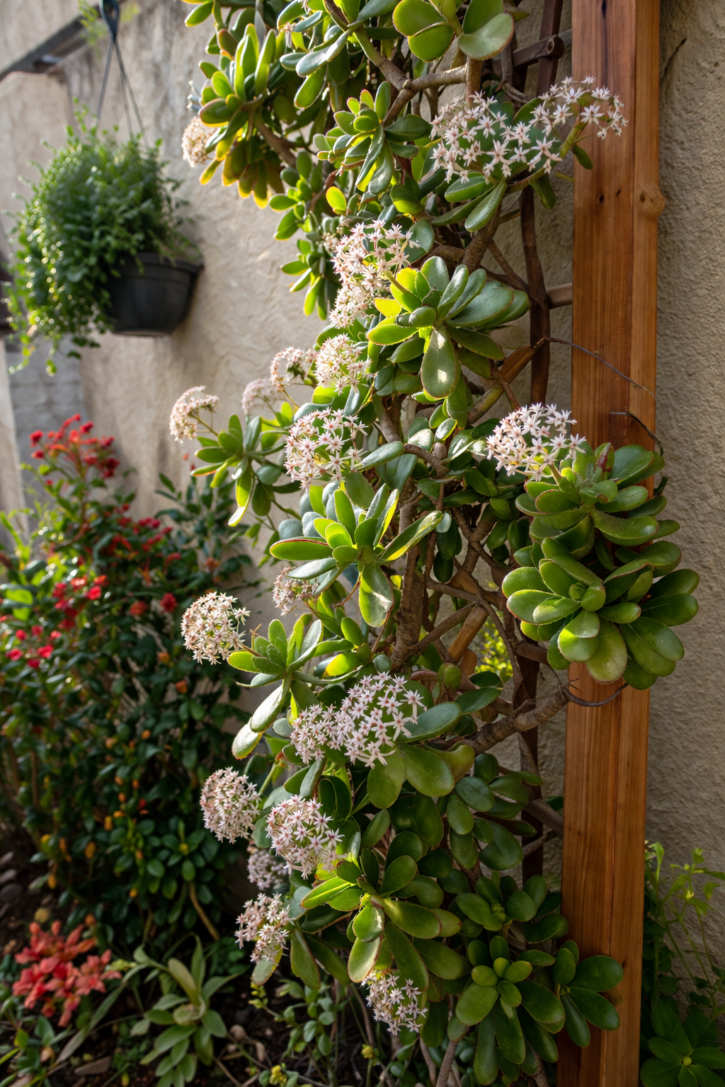 Cultivar a Planta Trepadeira Jade em Jardim Doméstico